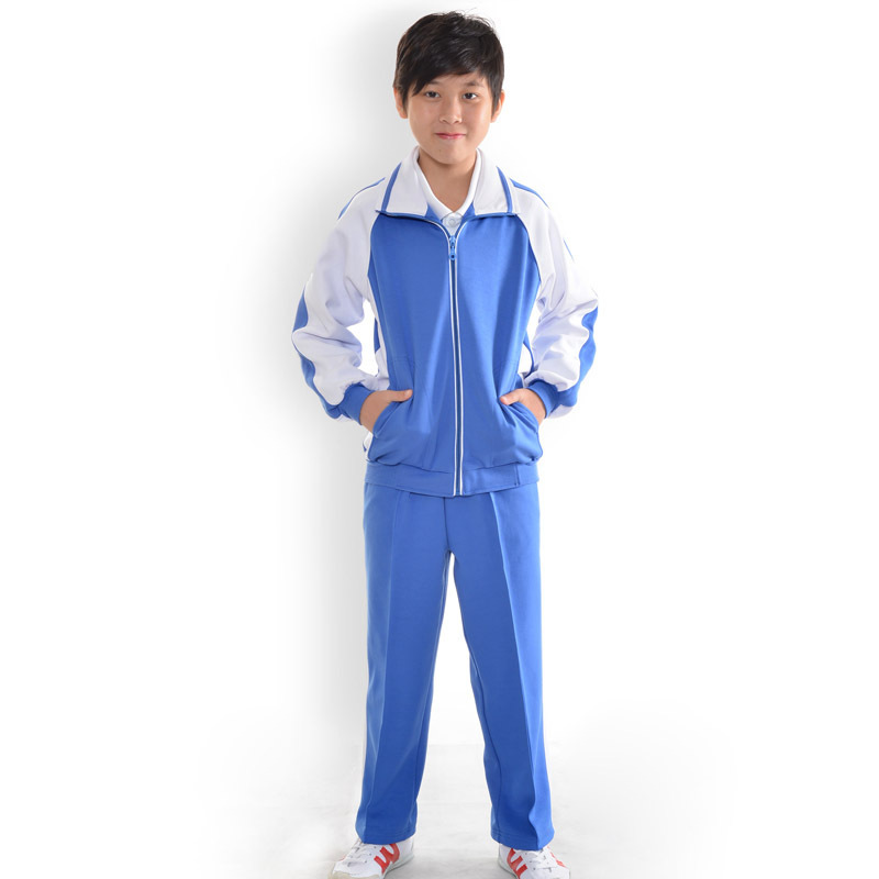 Thâm Quyến thống nhất trường tiểu học mùa đông đồng phục phù hợp với bông cổ điển nam và nữ thể thao đồng phục trường học phù hợp với nhà máy đồ bộ bé trai