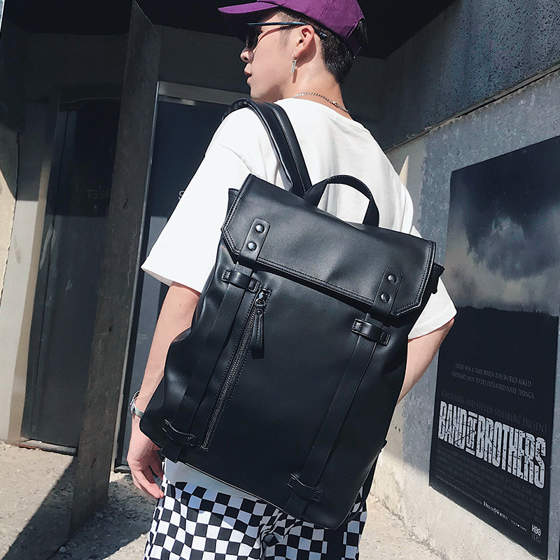 New and European America's new rear shoulder bag men's leisure sports big capacity computer scapegoat family foreign business retro travel bag