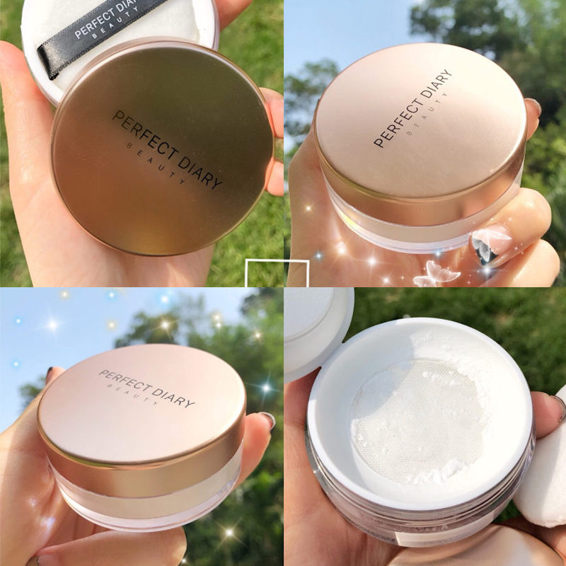 Perfect diary gold powder makeup powder durable waterproof powder Salio Yun Yun Yun Oil Control invisible