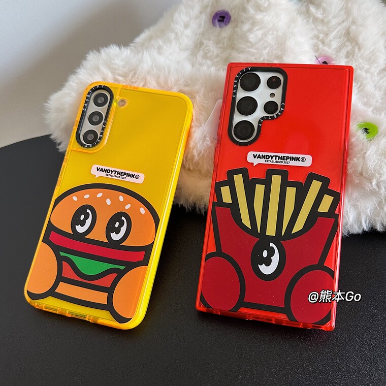 Vandythepink Hamburger S22, S22 Plus, S22 Ultra, S21, S21 Plus, S21 Ultra, S20, S20 Plus, S20 Ultra Samsung Phone Case