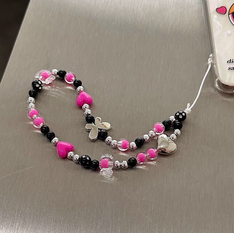 Power Puff Girls With Bead Wrist Lanyard Strap S22, S22 , S22 , S21, S21 , S21 S23, S23 Plus, S23 Ultra Note 20, Note 20