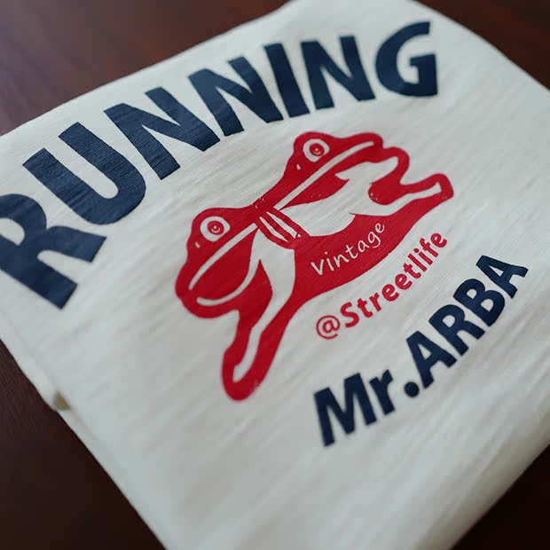 arba T恤纯棉重磅竹节棉纯棉短袖T恤男 running  T15