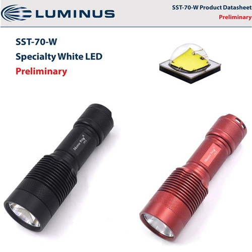 Mantaray C8.2 SST70 сильный свет 3600 Lumen Lumen Outdoor Search Pan -light Flashlight 26650 Электричество