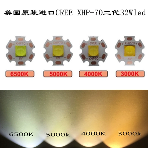 Оригинал Cree XHP70 Двухгенсмер 1A Lighting Pearl 6V White Light P70 Global Light F фонарик 30 Вт высотой