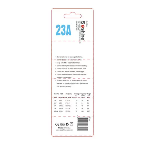 Батарея, пульт, 23A, 12v, 23, 23A, 21b