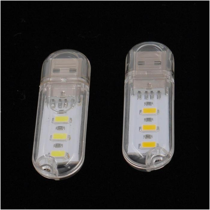 USB3LED 8LED đồ đạc đèn đọc ánh sáng đèn lồng ánh sáng ban đêm cầm tay ánh sáng trắng vàng - USB Aaccessories đèn usb xiaomi