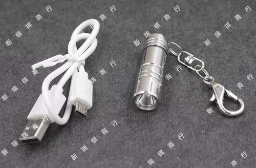 MantaRay CREE XPG2 Mini из нержавеющей стали, USB, прямая зарядка, встроенный аккумулятор, карманный брелок-фонарик