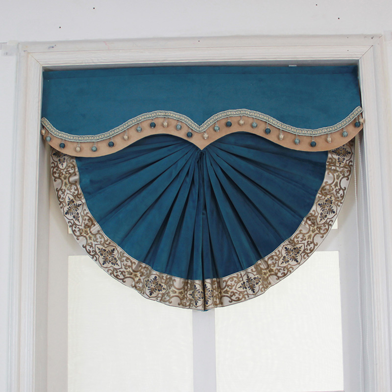 New curtains European-style plus-thick-duff bedroom Living room Living room Little window shading curtains Broma curtains