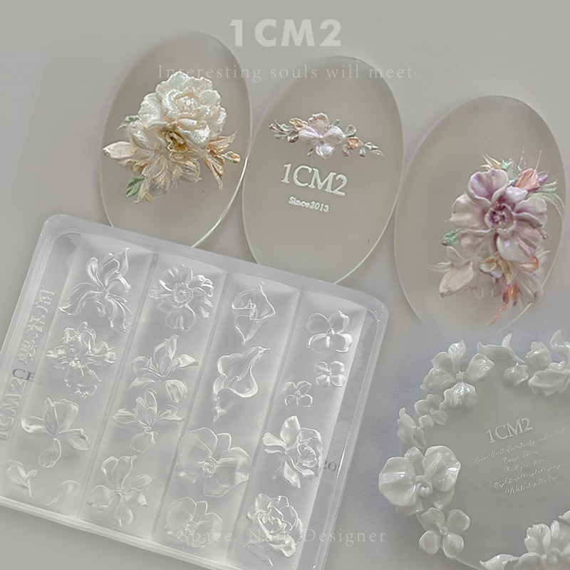 1cm2 Original Nail Art Flower Embossed Gel Midsummer Night 3D Nail Decorations New Product 1cm2 Original Nail Art Flower Embossed Gel Midsummer Night 3D Nail Decorations New Product