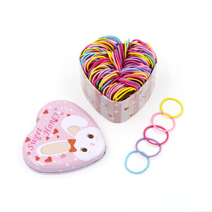 秒杀！100根儿童皮筋不伤发皮圈