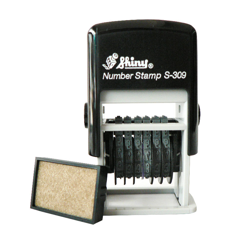 Sony S-309 Digital 6 digits number Inprint 3mm can print 3 digits 4 digits 5 digits 0-9 ten thousand Chapter adjustable