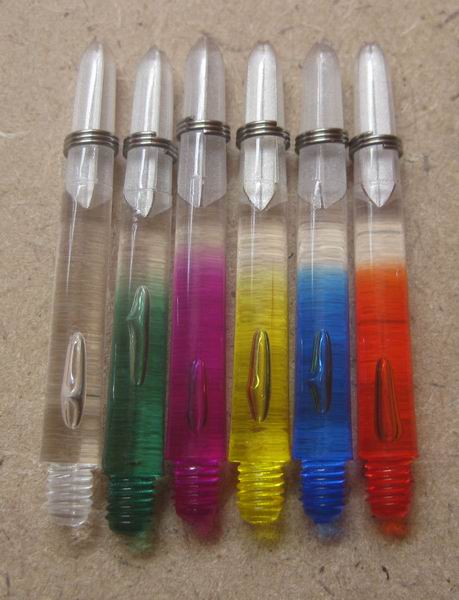 Exit asymptotic color high-end crystal nylon flying dart pole will not break the standard thread matching protection ring