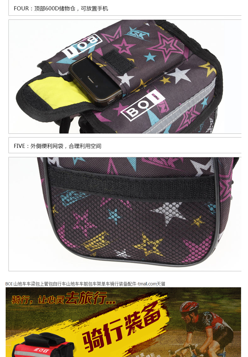 Sacoche pour vélo mixte - Ref 2211424 Image 13