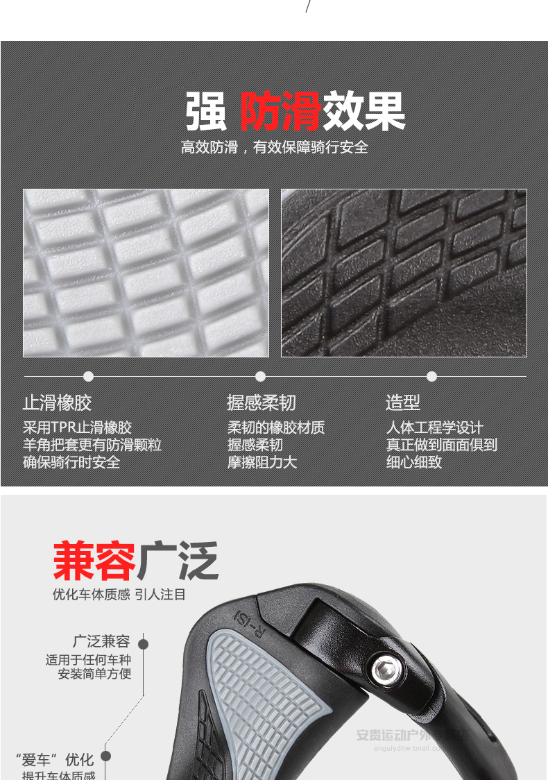 Poignées de vélo EASYDO - Ref 2352130 Image 5