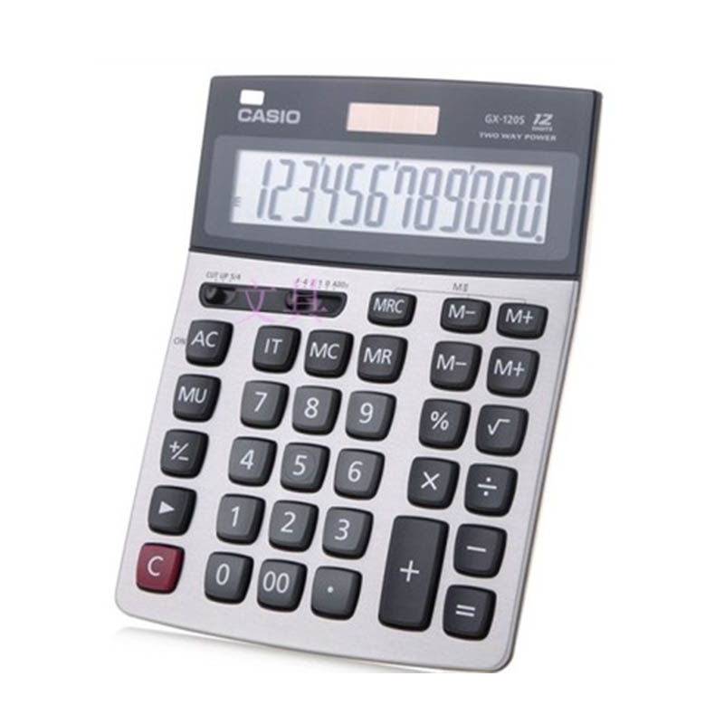 CASIOCASIO Calculator DX-120S Solar Finance Office Daily Business Classic
