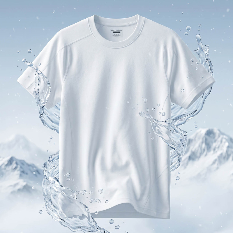 Produced by Lao Xu - Definitely a Quality Product - 2026 Men's Sixth Generation Air T-Shirt Air Conditioning Cool Couple Style