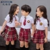 Dịch vụ làm vườn mẫu giáo mùa hè trẻ em mới lớp dịch vụ tùy chỉnh ảnh tốt nghiệp quần áo gió trường đại học đồng phục phù hợp - Đồng phục trường học / tùy chỉnh thực hiện quần áo be trai sành điệu Đồng phục trường học / tùy chỉnh thực hiện