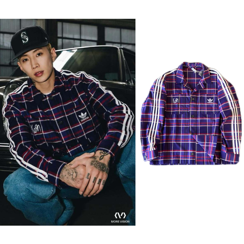 Adidas X Korn Metal Band Collaboration Spring and Autumn Sports Casual Long-Sleeved Shirt Jacket Jg1334 Adidas X Korn Metal Band Collaboration Spring and Autumn Sports Casual Long-Sleeved Shirt Jacket Jg1334