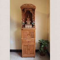 In stock shrines shrines altars altar tables wall cabinets lotus cabinets camphor wood Buddhist niche standing cabinets