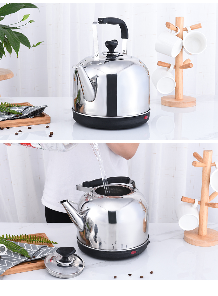 bình siêu tốc asanzo Ấm đun nước điện 304 inox tự động tắt nguồn ấm đun nước siêu khô dung tích lớn 5L6L7L - ấm đun nước điện ấm siêu tốc osaka