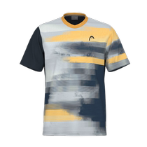 HEAD official 2024 new mens comfortable and breathable sports T-shirt TOPSPIN T-Shirt Men