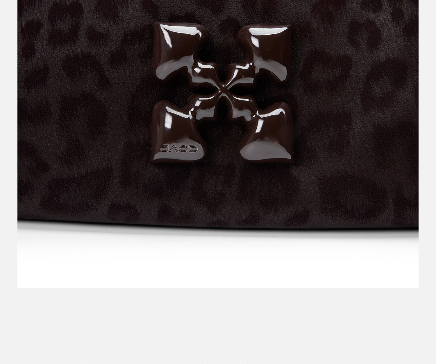JACD Leopard Print Faux Leather Shoulder Bag
