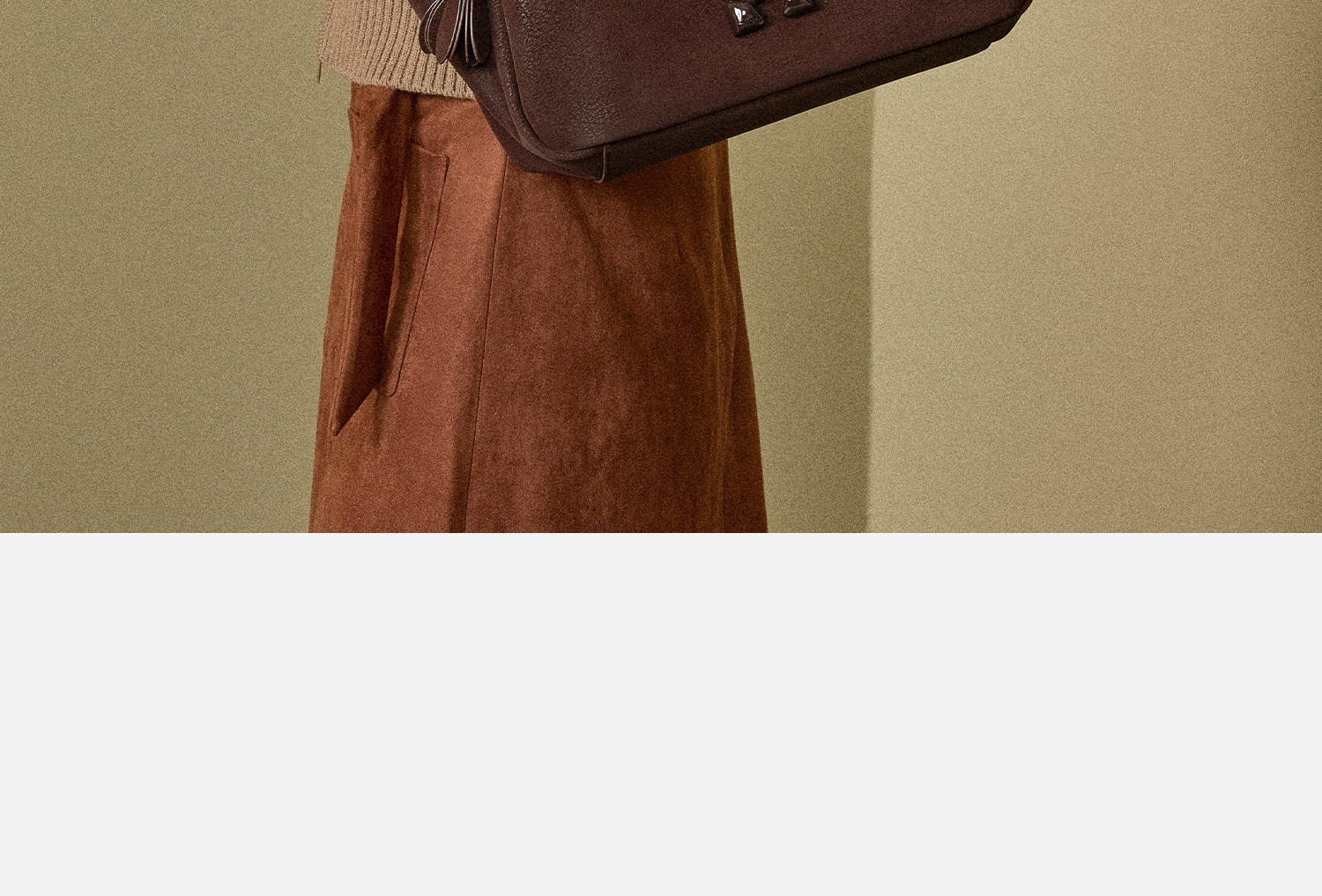 JACD Faux Leather Magnetic Snap Tote Bag
