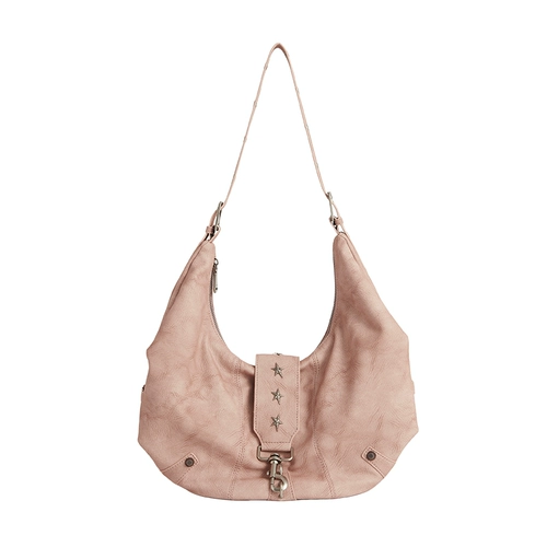 JACD Розовая вместительная и большая весенняя сумка через плечо, сумка на одно плечо