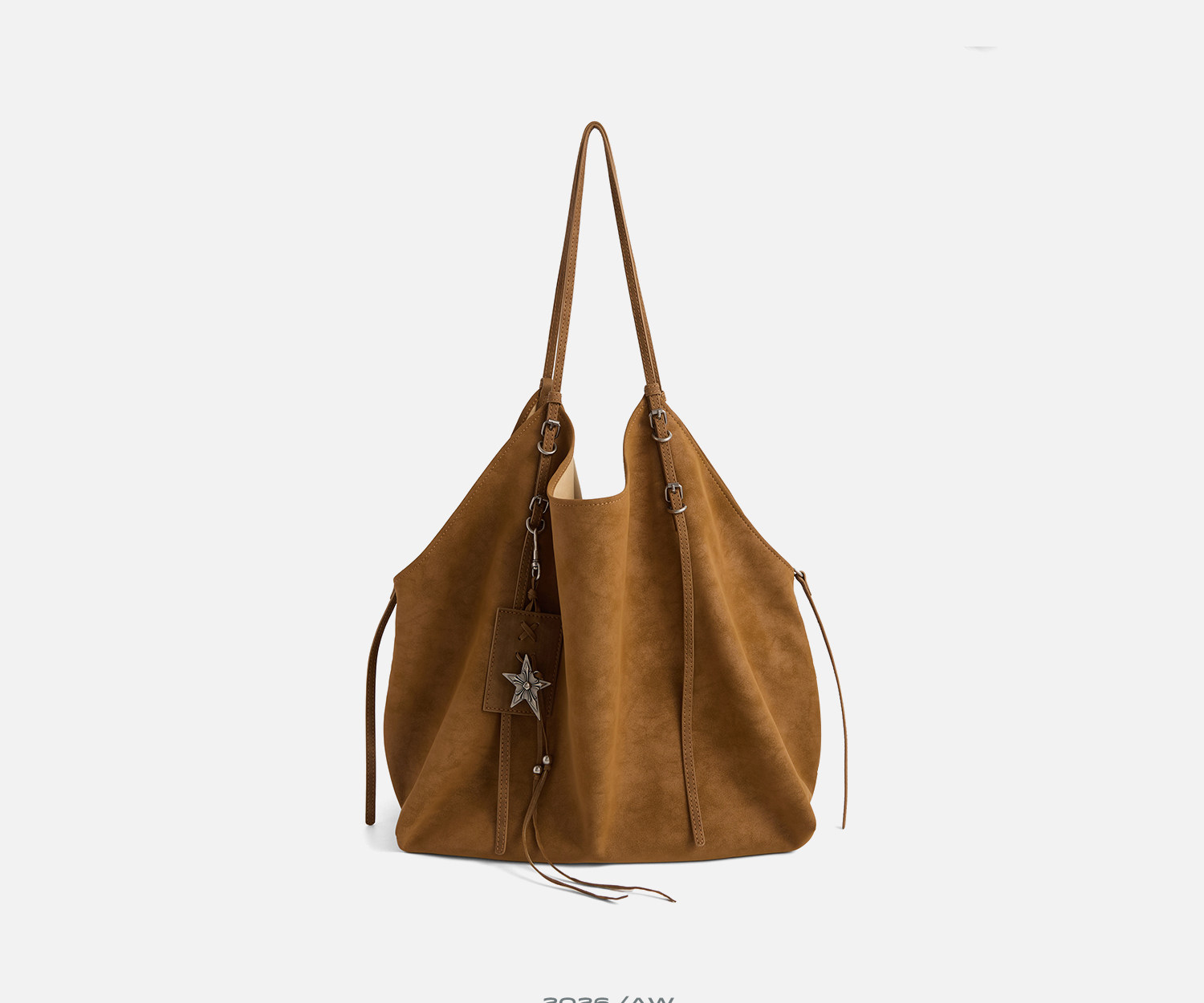 JACD Magnetic Snap Leather Tote Bag