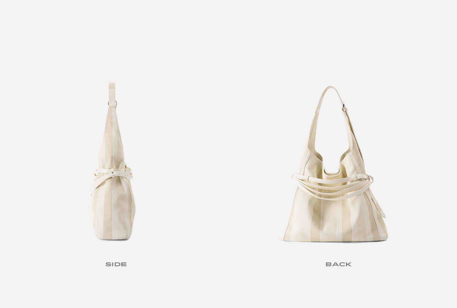 JACD Linen Magnetic Snap Shoulder Bag