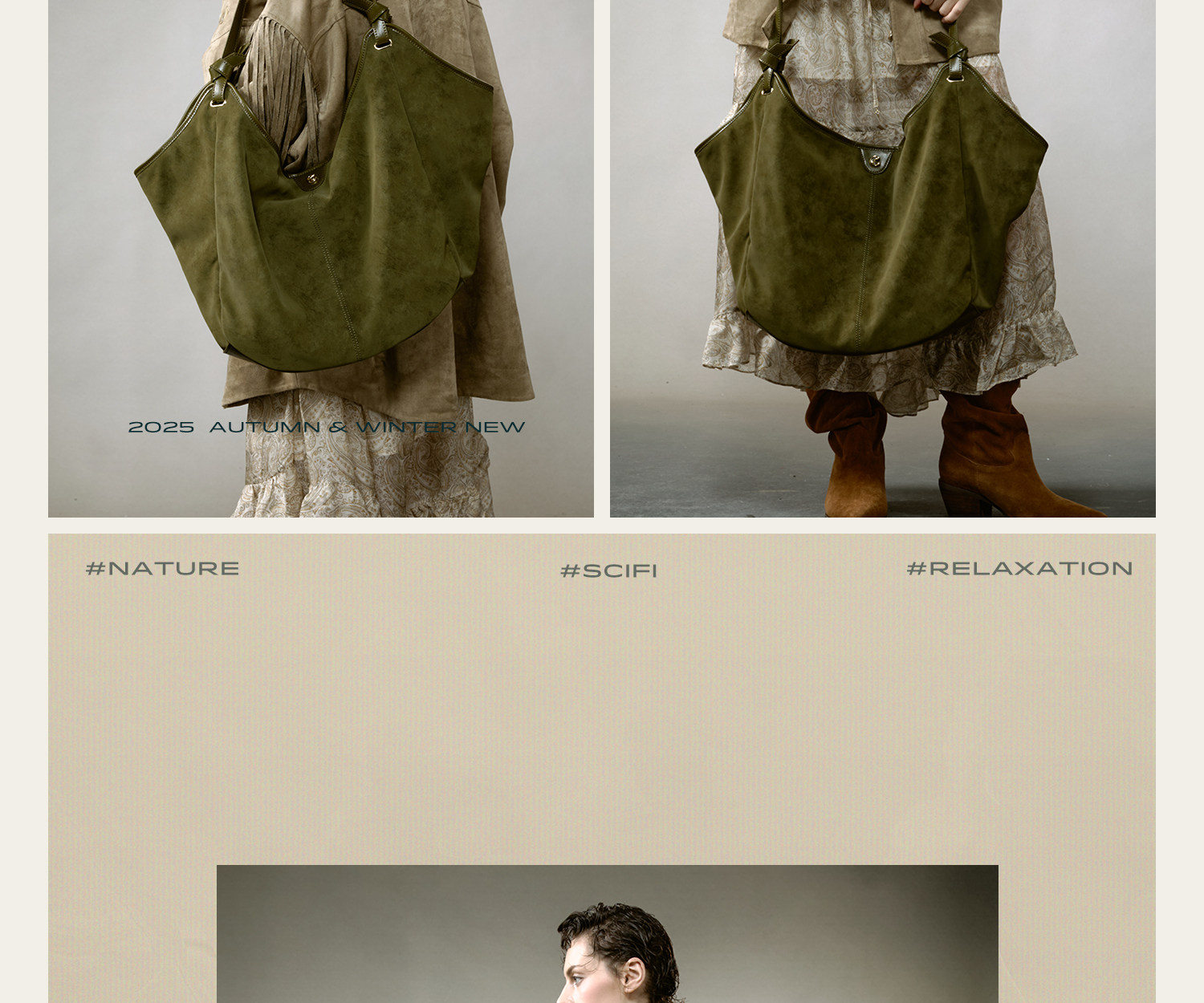 JACD Cedar Green Magnetic Snap Tote Bag