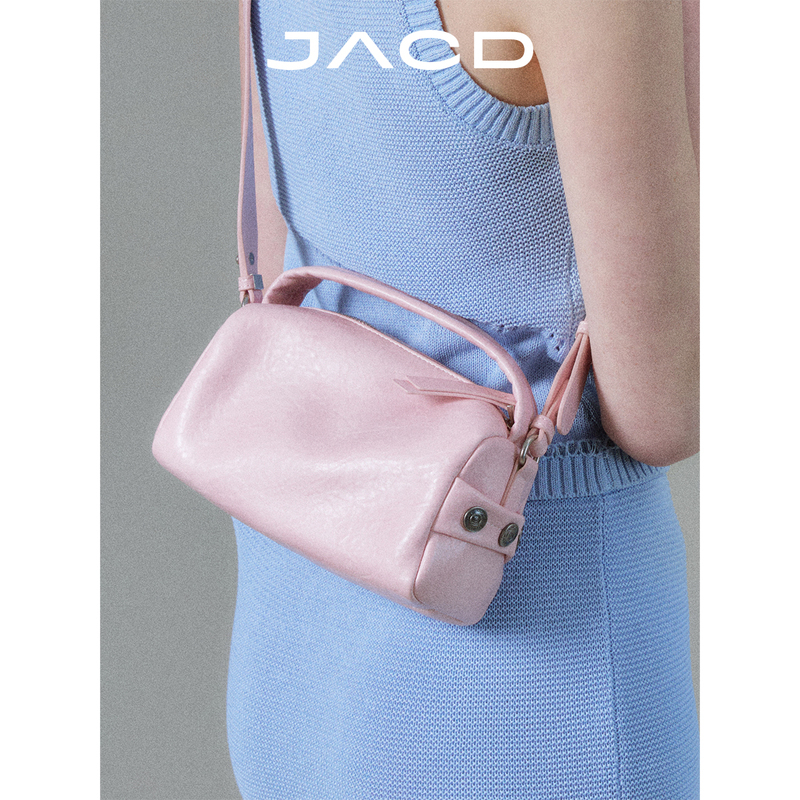 Jacd【Birthday Gift】Pink Bag for Women 2026 New Summer Boston Bowling Bag Crossbody Small Bag Jacd【Birthday Gift】Pink Bag for Women 2026 New Summer Boston Bowling Bag Crossbody Small Bag