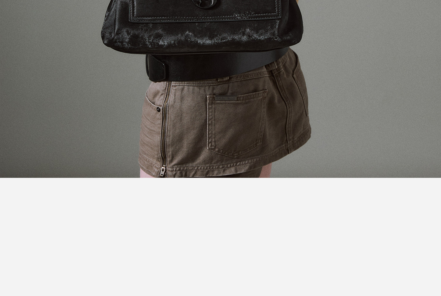 JACD Black Faux Leather Flap-Top Shoulder Bag