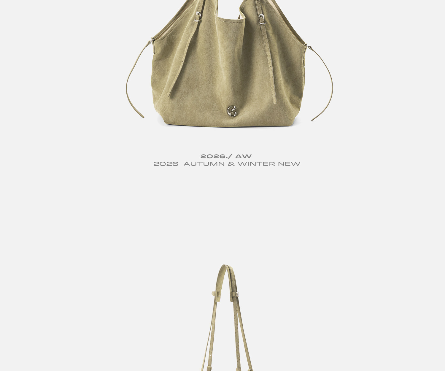 JACD Magnetic Snap Leather Tote Bag