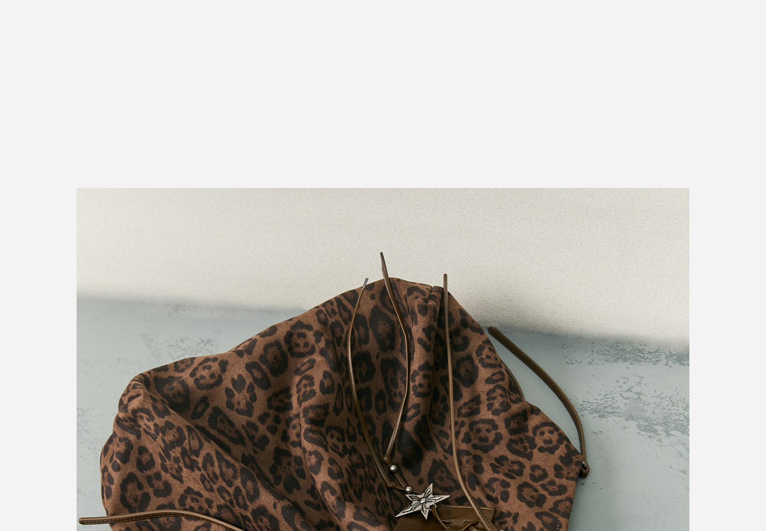 JACD Leopard Print Faux Leather Hobo Bag