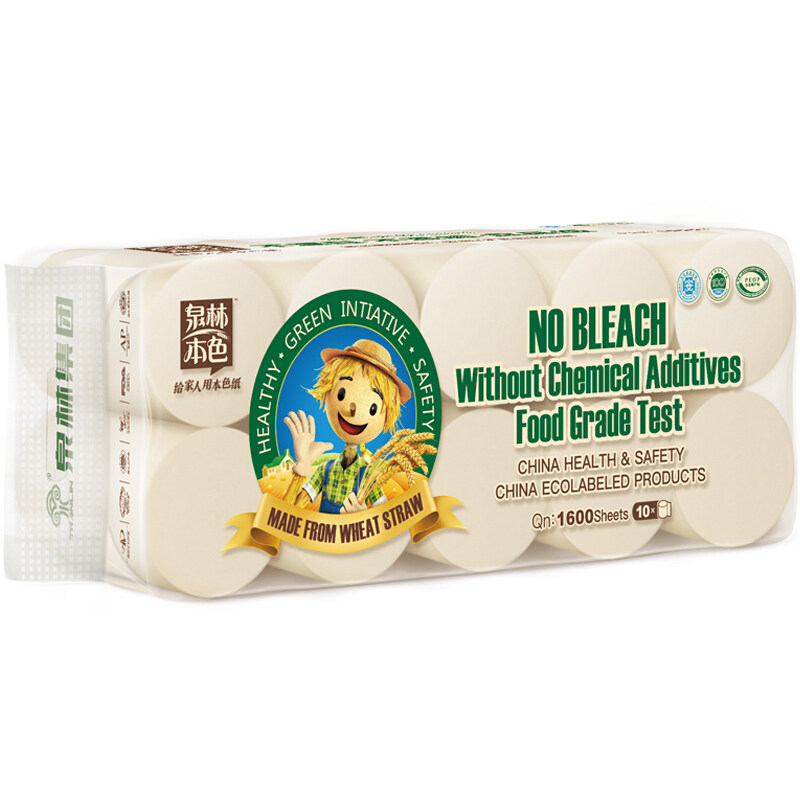 Quanlin color drum toilet paper toilet paper toilet paper toilet paper toilet paper 1300g10 roll spring forest toilet paper