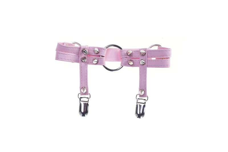 BAY tay làm nhạc punk đen Meng Loli heartgarter dây nịt tất nam