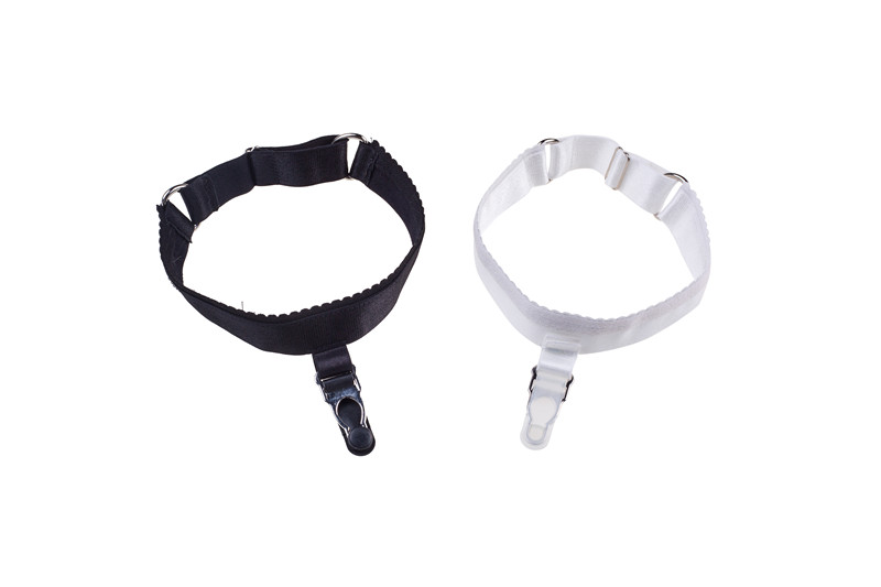BAY tay đơn giản gợi cảm nhỏ ren đàn hồi garter dây nịt bít tất phối ren nơ đen