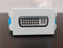 Type 128 DVI module DV weldless module DVI socket DVI video socket with panel and ground plug