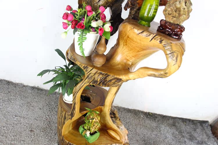 Toon gỗ nanmu gỗ hoa đứng một gốc khắc hoa cây cảnh kệ tự nhiên cổ cơ sở trang trí cửa hàng - Các món ăn khao khát gốc bàn ghế gốc cây gù hương	