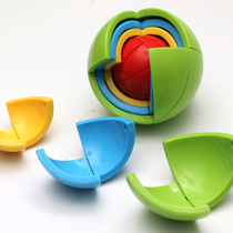  Puzzle ball 3D intelligence fan palace toy childrens three-dimensional three-dimensional space creative puzzle puzzle DIY assembly
