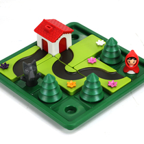  Little Red Riding Hood and Big Bad Wolf Little good egg puzzle table game childrens intellectual thinking training 3-6 years old toy