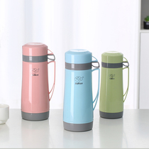 Jiayan hot water bottle childrens warm pot boiling water bottle student portable thermos bottle sealed kettle small capacity mini warm