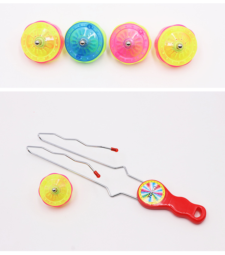 Flash Yo-Yo Phát sáng Yo-Yo Magic Track UU Ball Creative Gyro Đồ chơi Chợ đêm thế giới đồ chơi