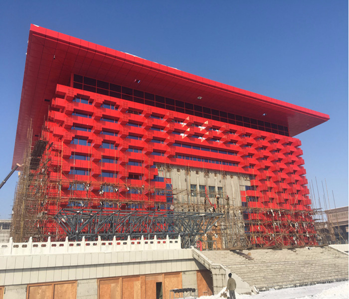 雕刻铝单板、双曲铝单板、弧形铝方通