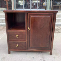 Solid Wood Dining Side Cabinet New Chinese Home Tea Water Cabinet Kitchen Lockers Living-room Dining Side Cabinet Multifunctional Containing Cabinet