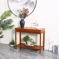40cm wide minimalist solid wood flower shelf fish tank rack living room tea table shelterwood shelterstone table sofa corner a few