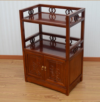 Side cabinet solid wood wine cabinet Chinese style simple furniture tea cabinet locker kitchen storage cabinet