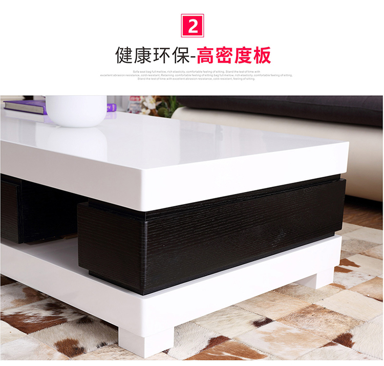 Tòa án Hoàng gia Ma đơn giản Bàn cà phê hiện đại đơn giản kết hợp tủ TV Sáng tạo đồ nội thất sơn piano cỡ nhỏ - Bộ đồ nội thất giường đẹp