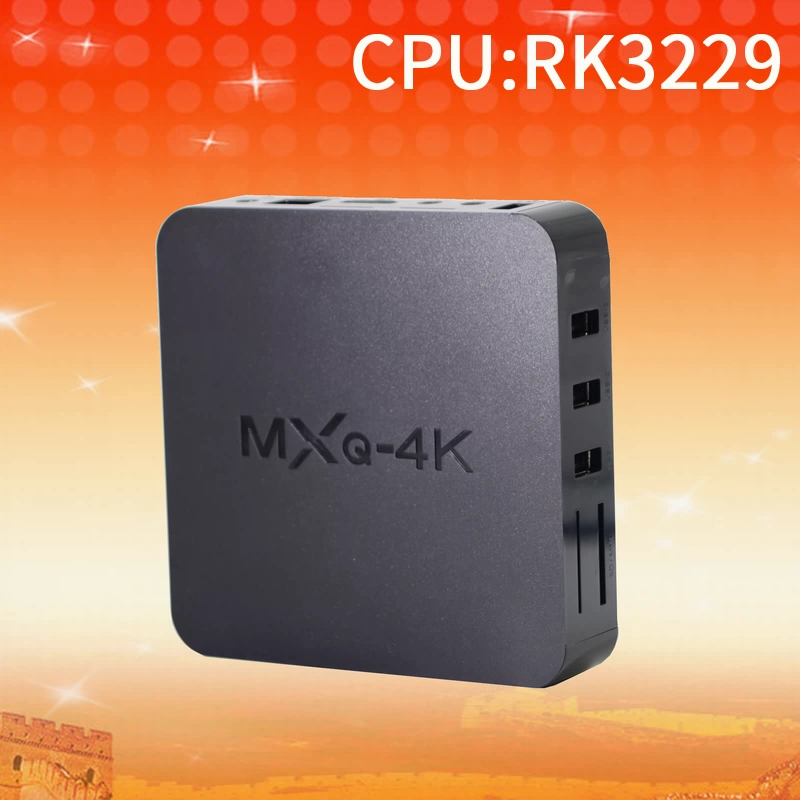 MXQ-4K lõi tứ trình phát mạng Android đa phương tiện 1 + 8 không dây HD TV BOX - Trình phát TV thông minh